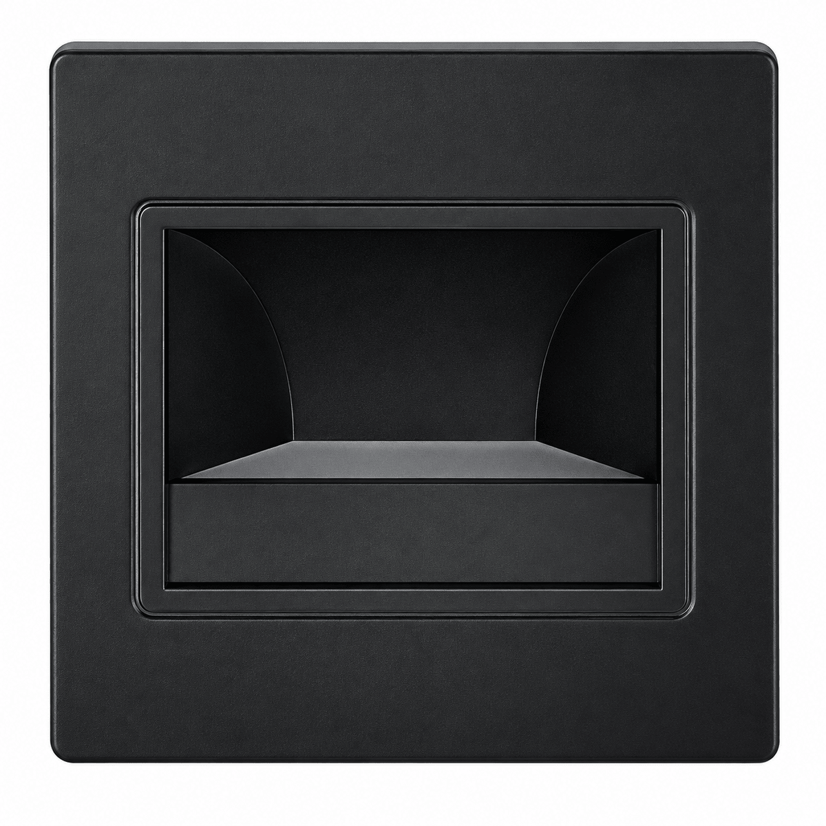 Square LED Foot Light - Black / Cool White 4000K