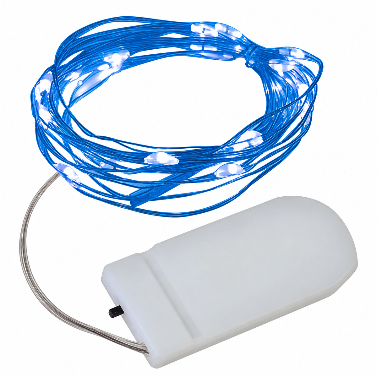 LED Fairy Lights - 2 Meter / Battery Operated - Blue
