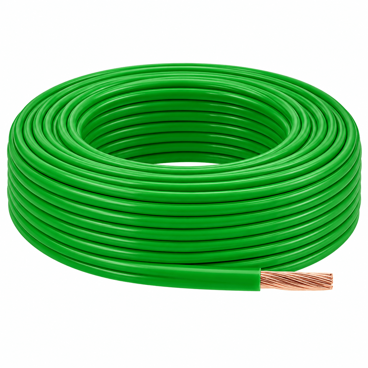0.5mm Green Panel Flex Wire - 100 Meter Roll
