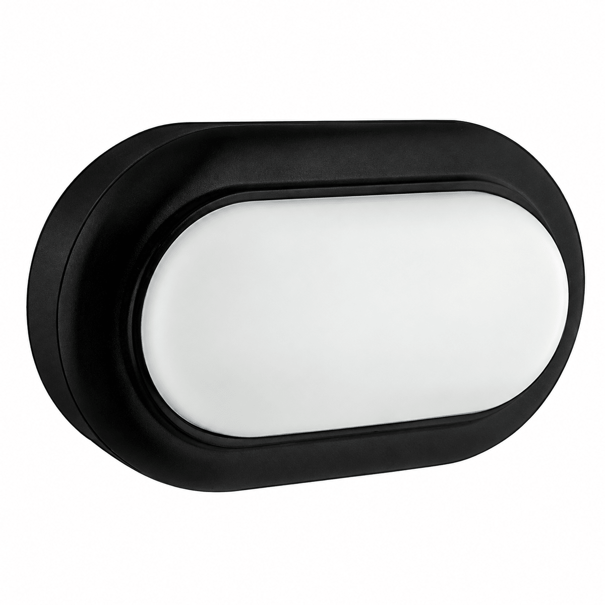 Black LED Outdoor Wall Light