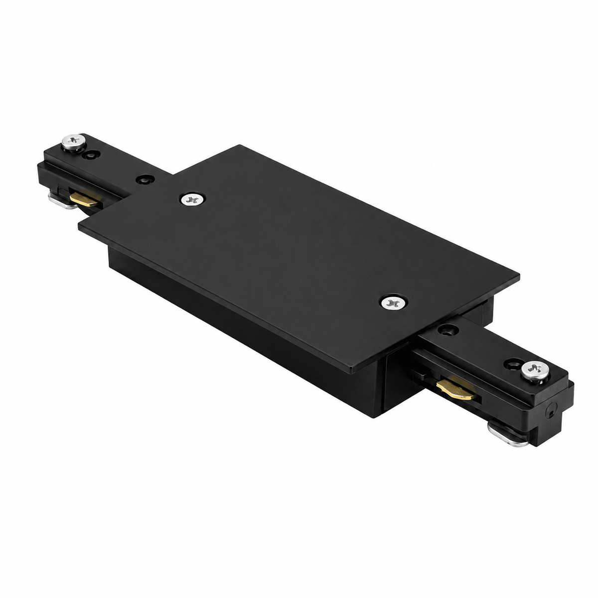 3 Wire Recessed Track Central Feed - Black