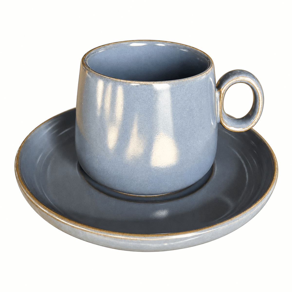 Coffee Mug Set - Light Grey