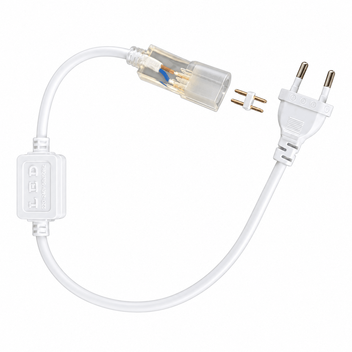 470mm IP44 LED Neon Flex Power Feed
