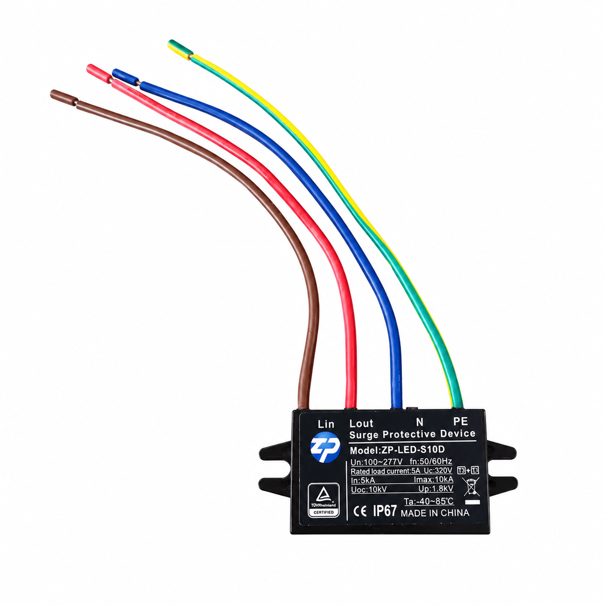 Combat IP65 Surge Protector - 10kV (Max 8A)