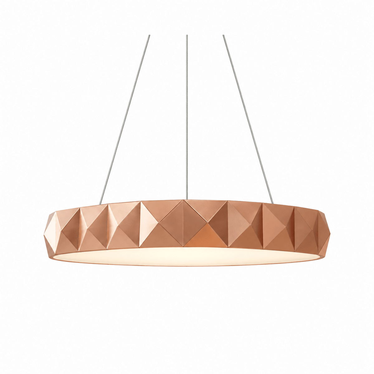 Loom Rose Gold LED Pendant - Cool White (4200K)