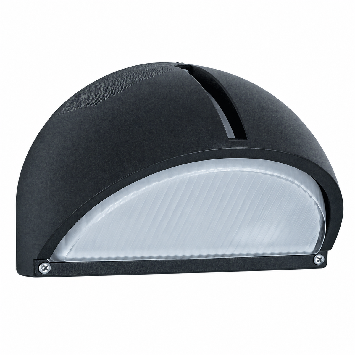 LED Wall Light - Half Moon - Black / Blue