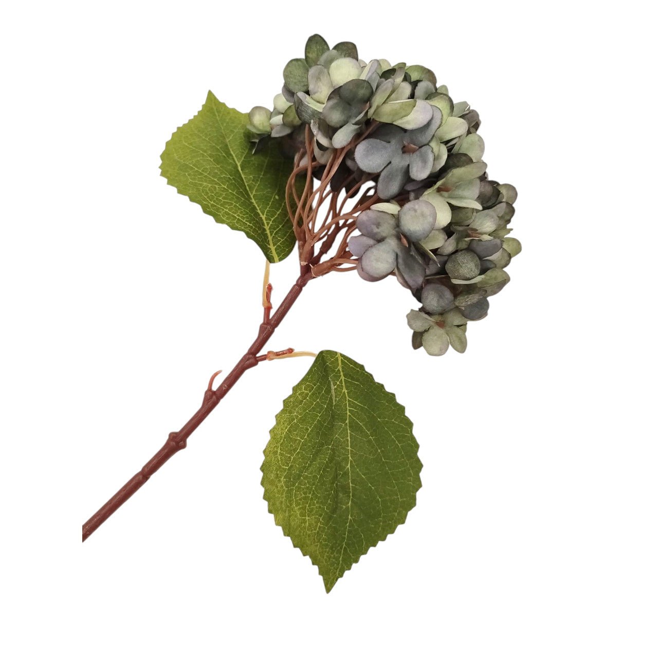 Green Grey Hydrangea Artificial Bloom Bouquet - Future Decor