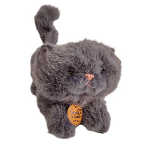 Grey Cat Plush Toy - Future Decor