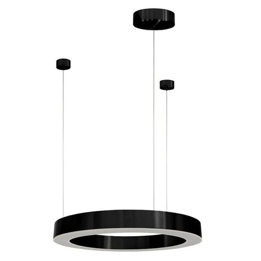 Halo Black LED Pendant
