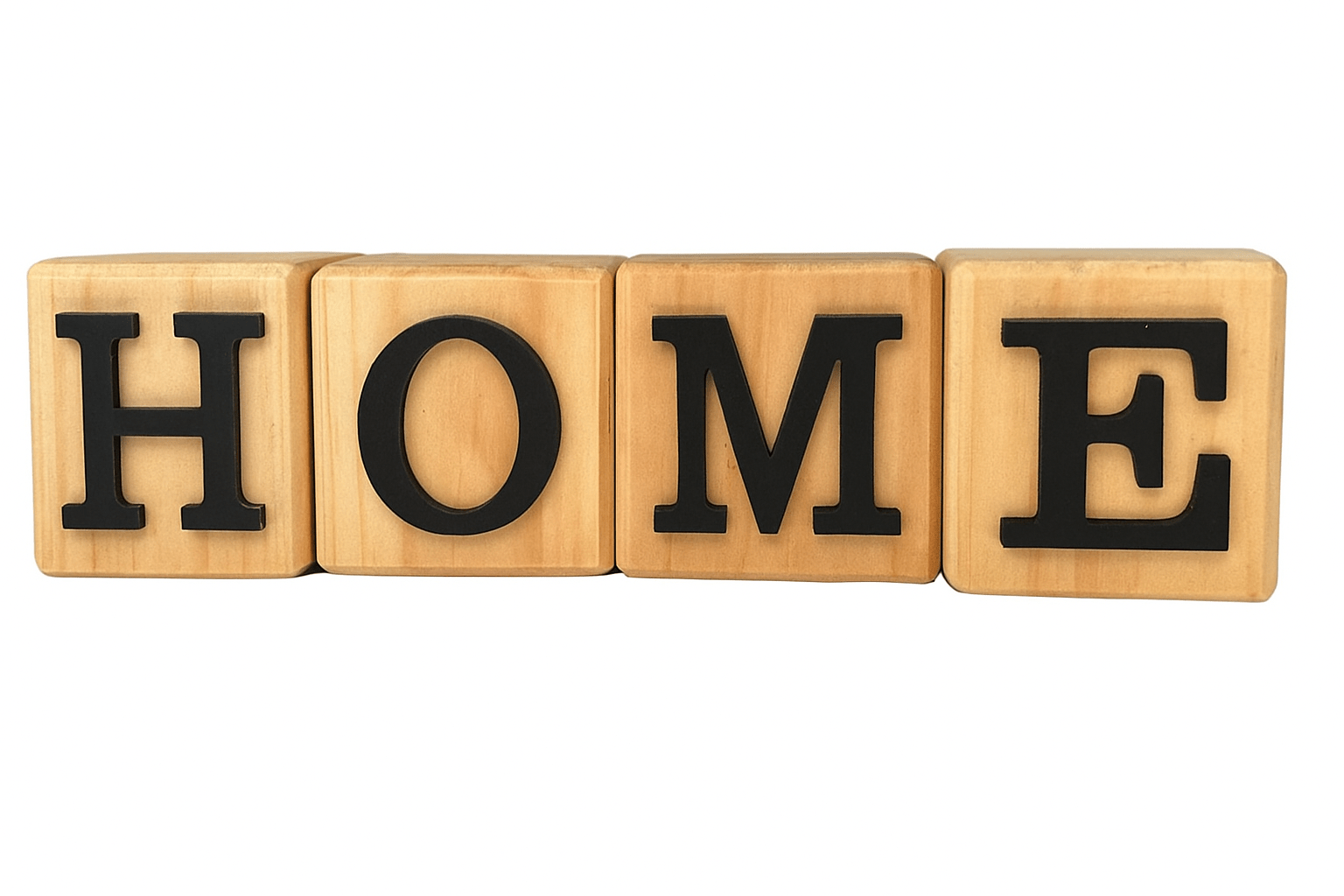 Handcrafted Rustic Black Wooden Letter M - Future Decor