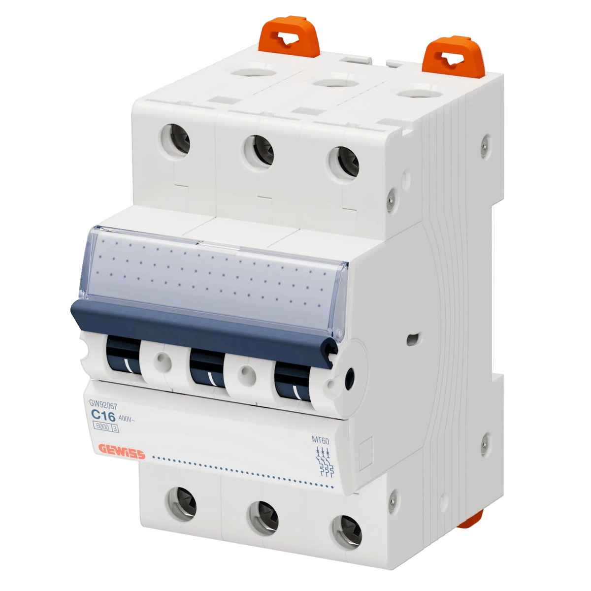 3-Pole Miniature Circuit Breaker Curve C