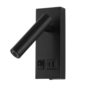 Kirk LED Reading Light - Black, transparent background, 1254 x 1254