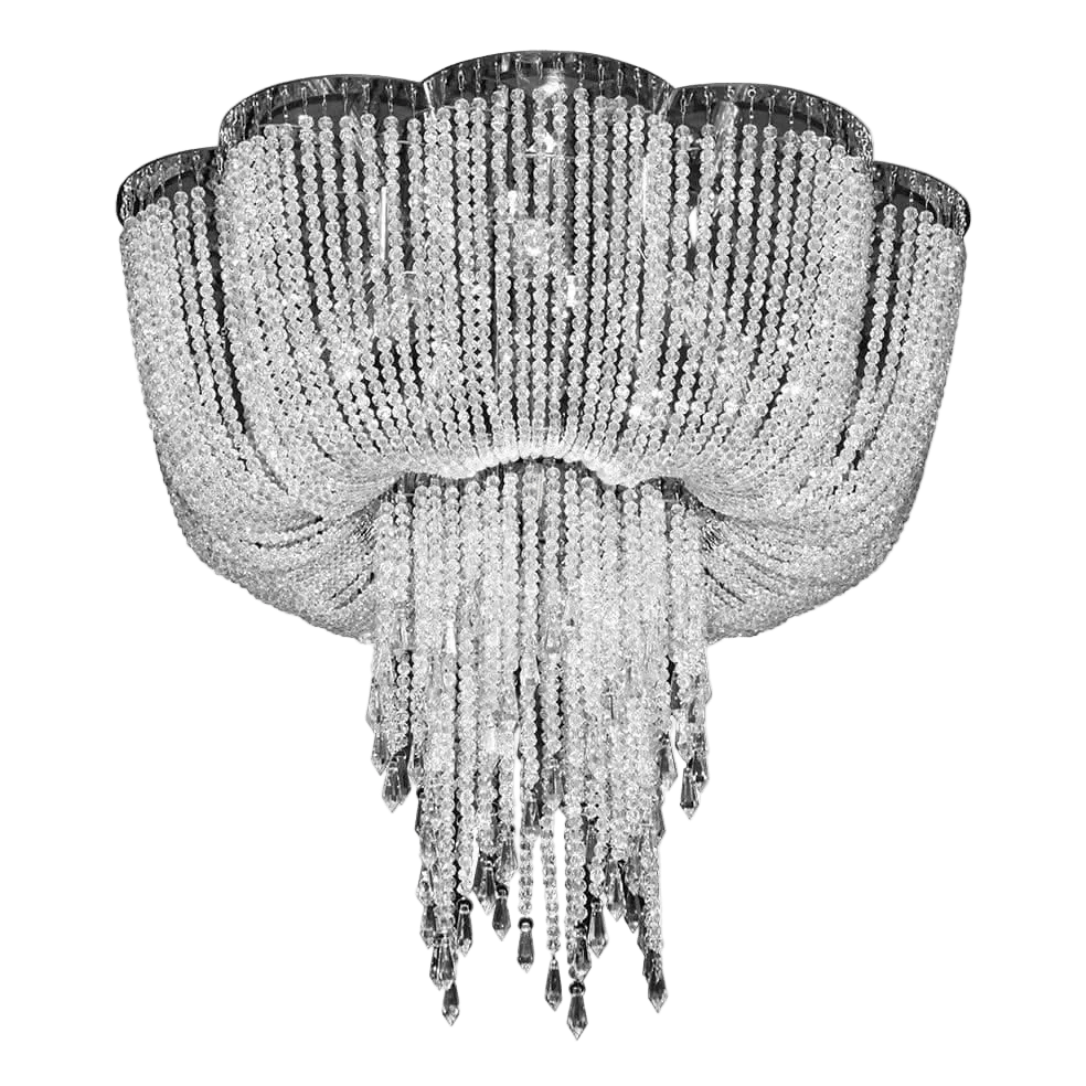 Cascade Crystal Ceiling Light