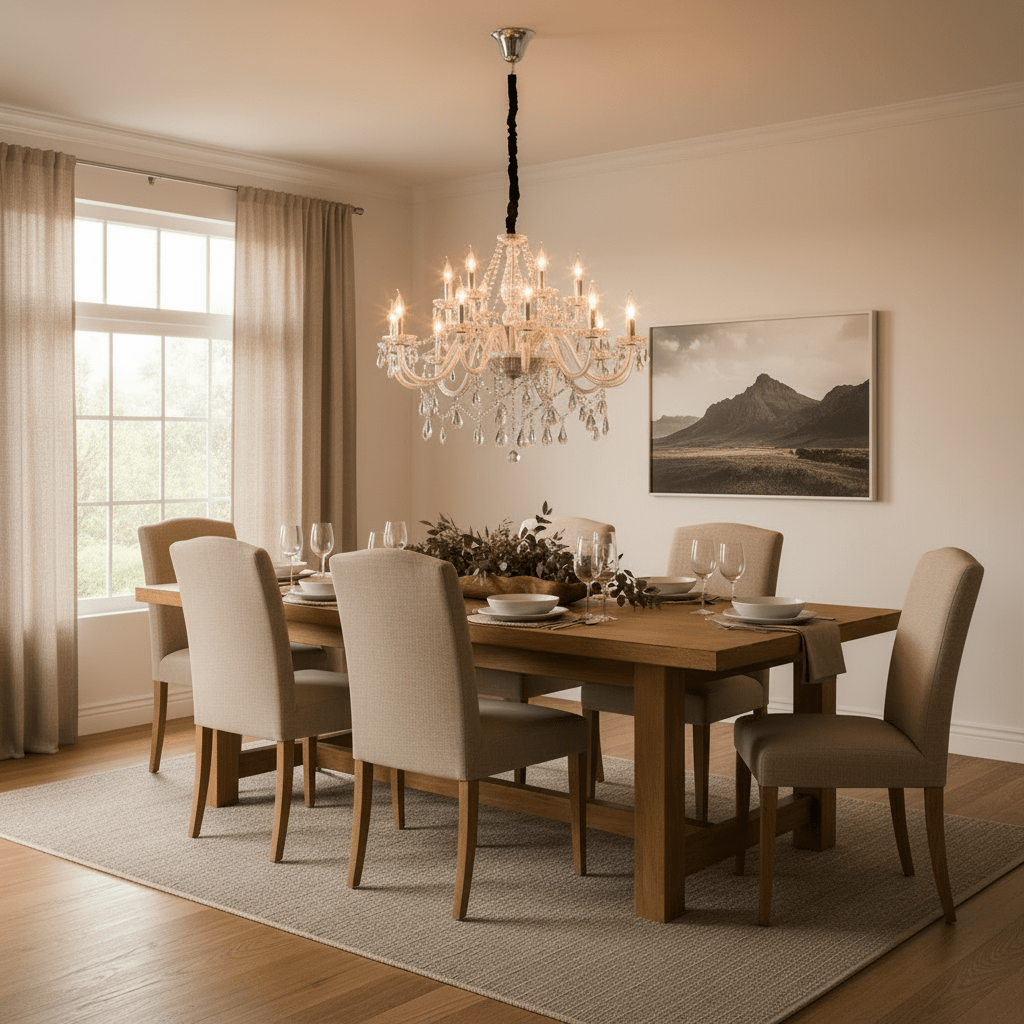 18 Arm K9 Crystal Chandelier