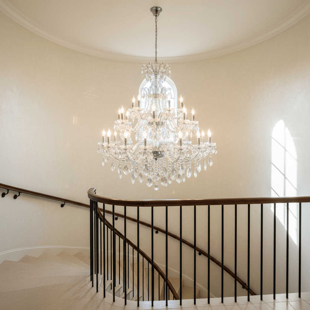 18 Arm K9 Crystal Chandelier