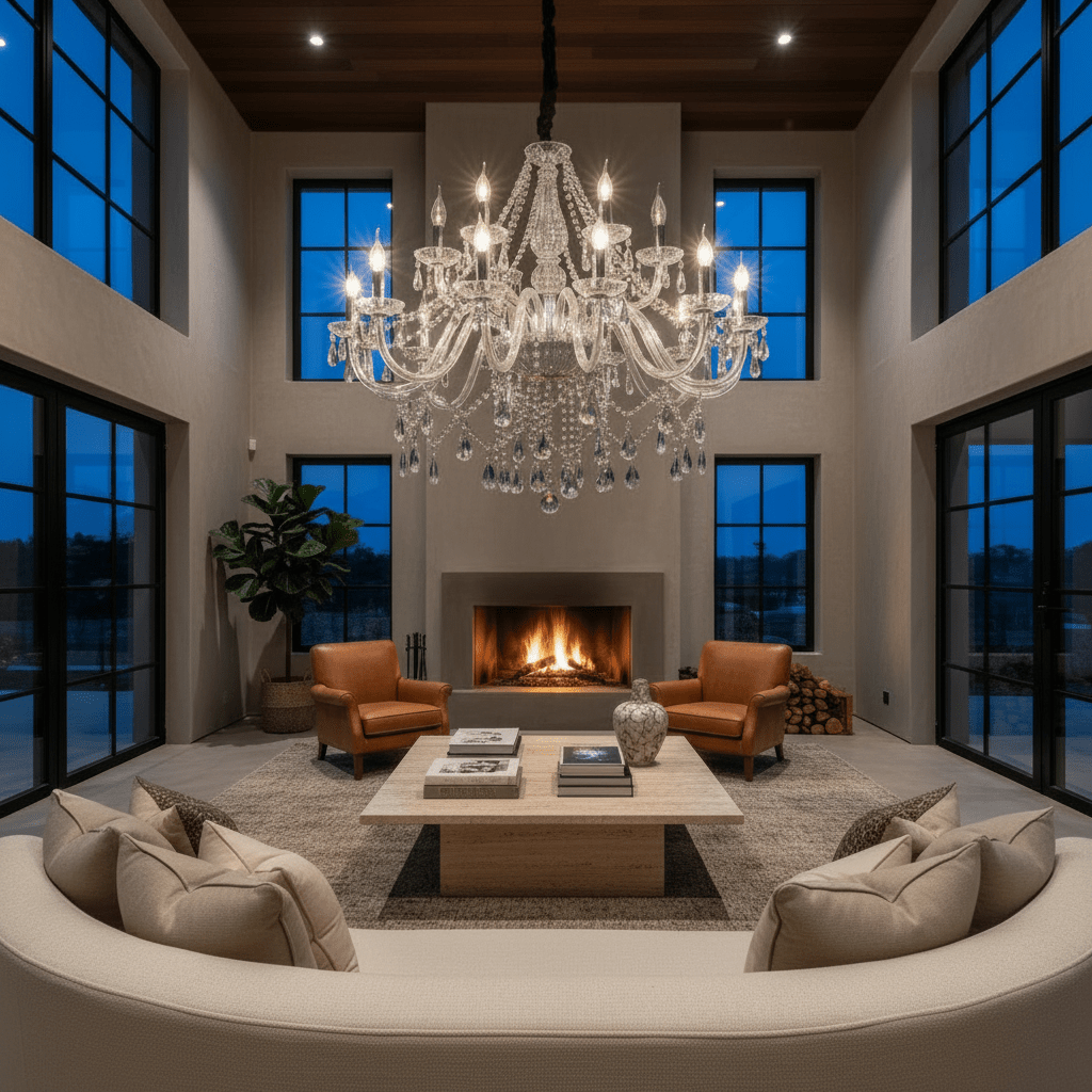18 Arm K9 Crystal Chandelier