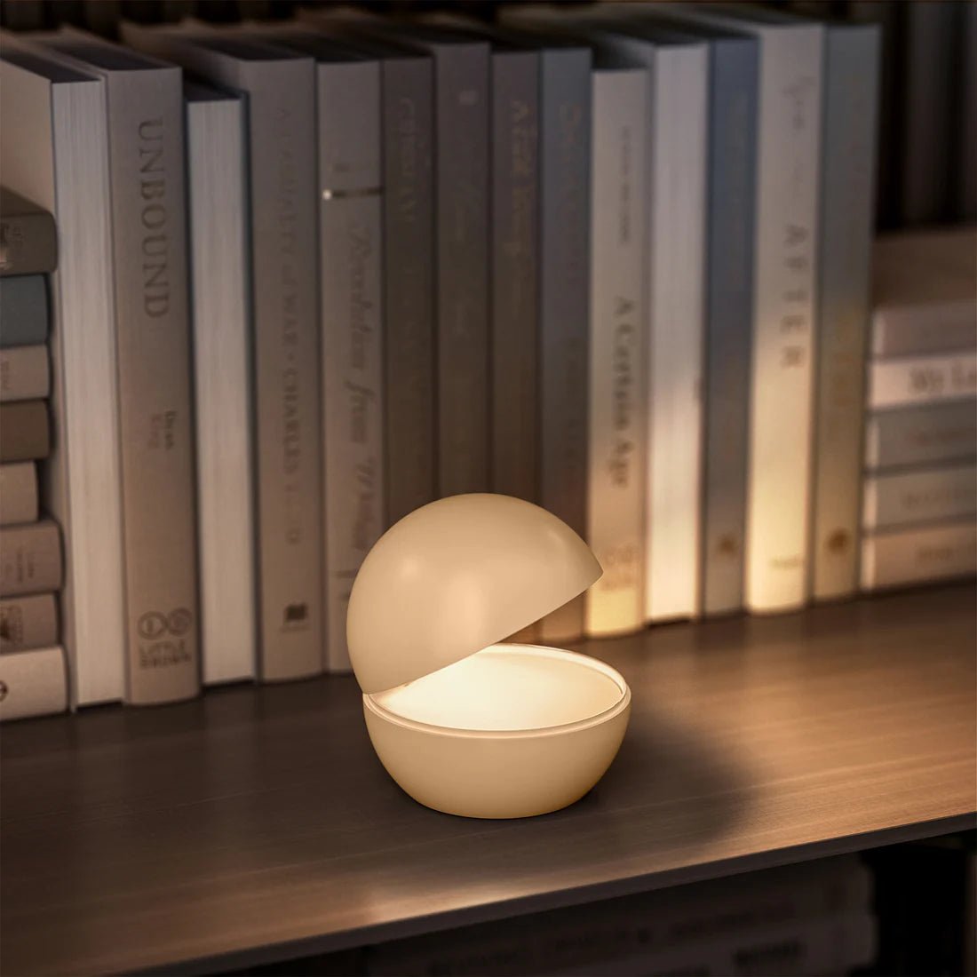 Spazio Sand LED Table Lamp Dimmable Rechargeable