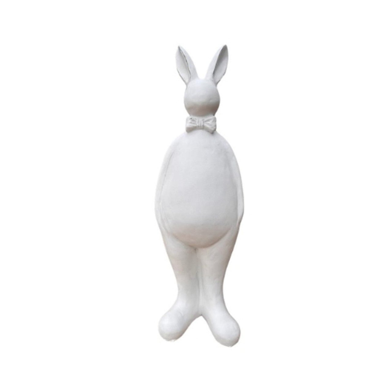 Large Big Belly Standing Bow Tie Bunny - Future Decor