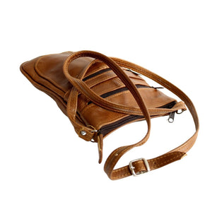 Large Brown Leather Roxy Sling Bag - Future Decor