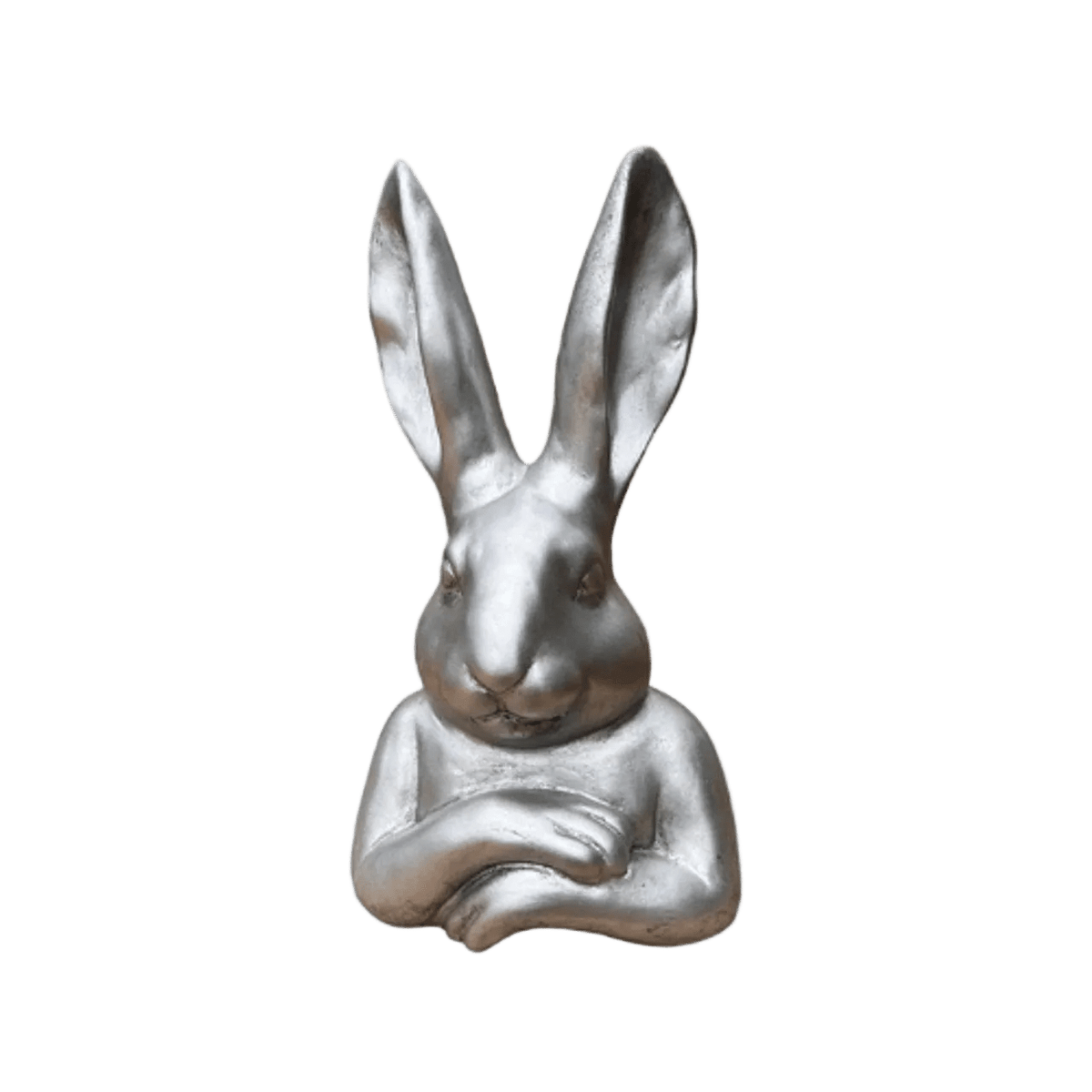Large Grey Crossed Arm Bunny