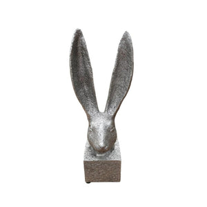 Large Grey Long Ear Bunny Table Topper - Future Decor