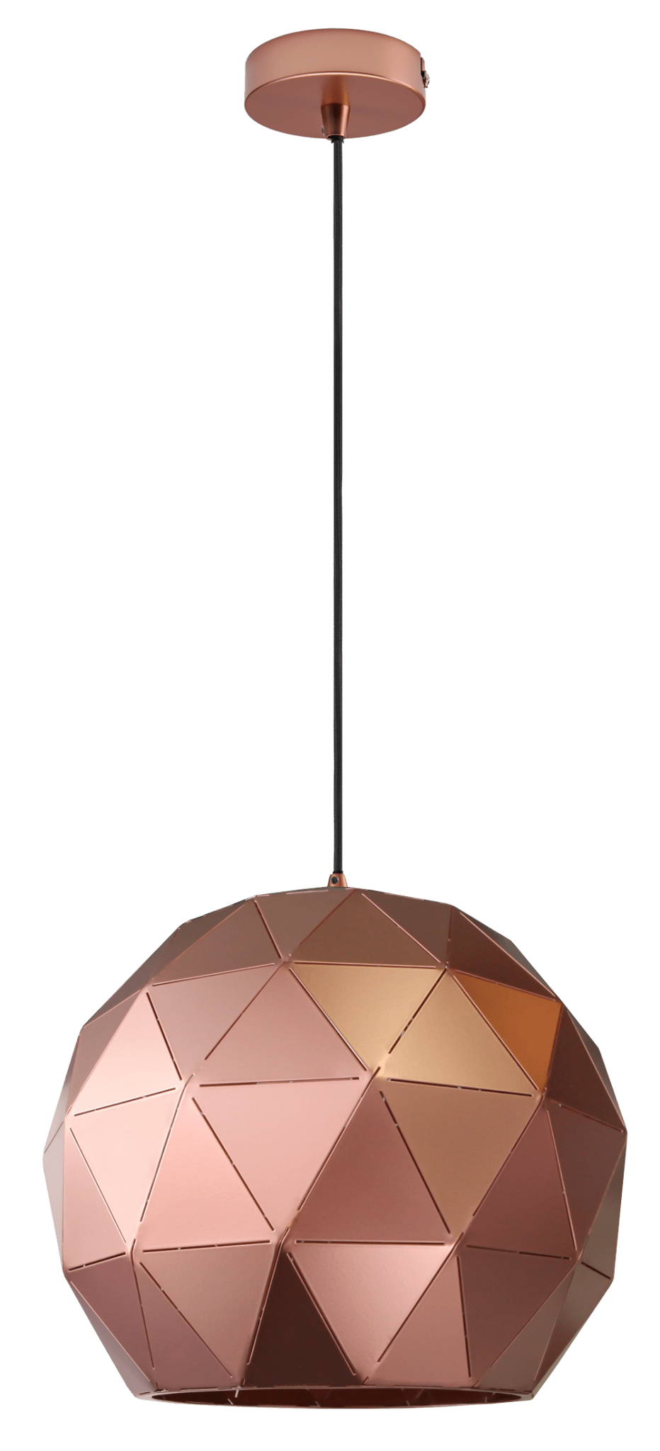 Copper Laser Cut Pendant Light Medium