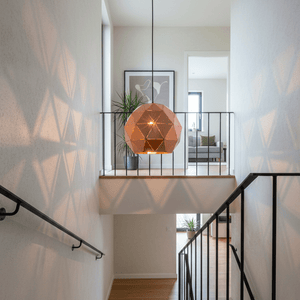 Copper Laser Cut Pendant Light Medium