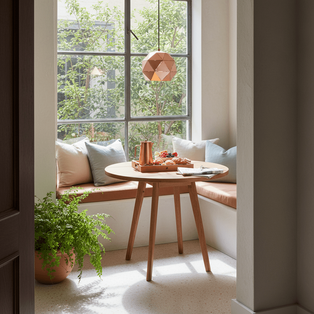 Copper Laser Cut Pendant Light Small