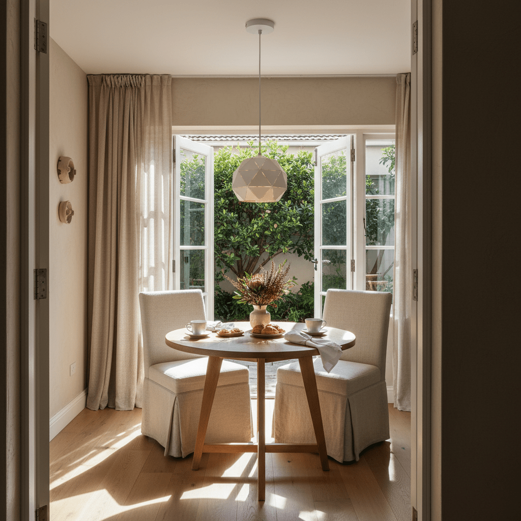 White Laser Cut Pendant Light Small - additional product image