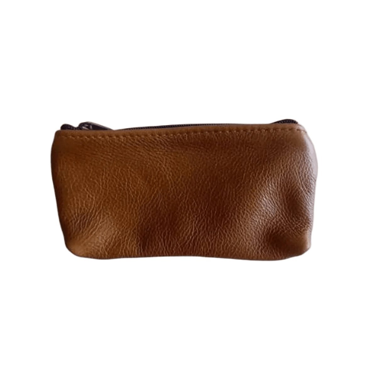 Leather Short Pencil Bag