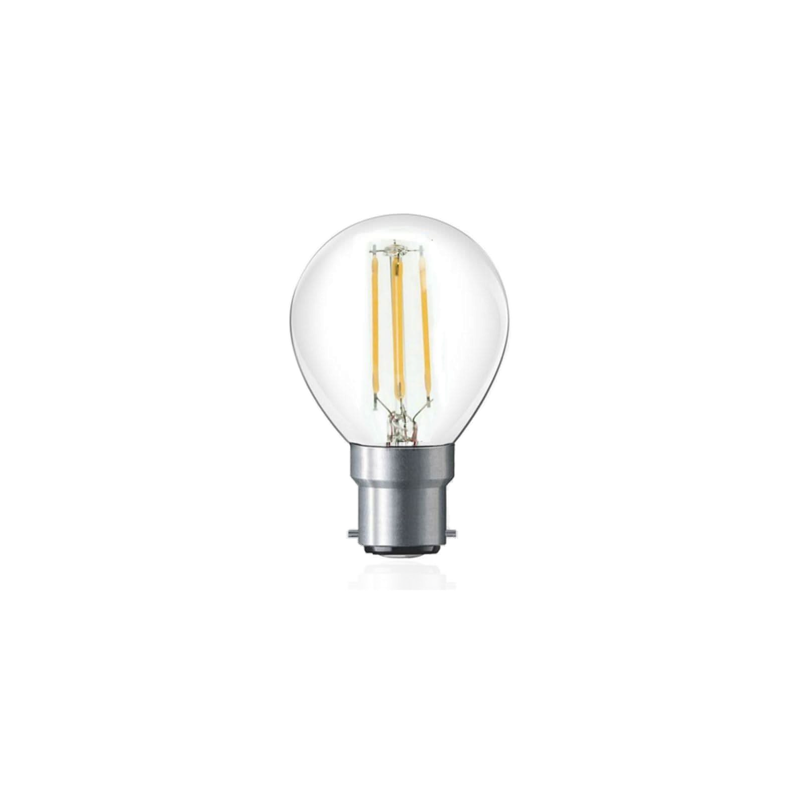 LED Bulb - 4W Filament Golf Ball - E14 — transparent background product image