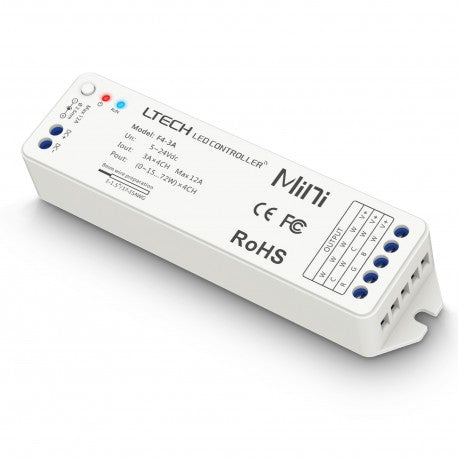 LED Strip Light - F4 RF RGBW Receiver 4x3A - Future Light - LED Lights South Africa