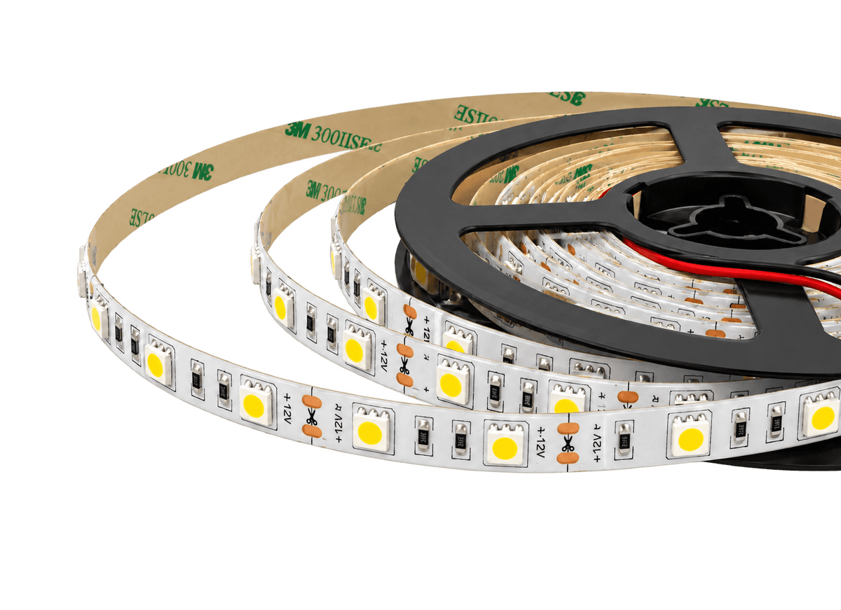 LED Striplight 24V - 5050 IP20 Ultra Bright (5m) - Warm White (3000K) product image on a transparent background