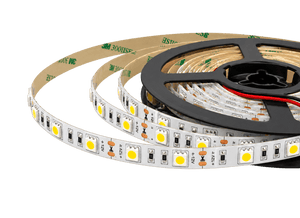 LED Striplight 24V - 5050 IP20 Ultra Bright (5m) - Warm White (3000K) product image on a transparent background