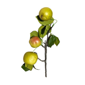 Lifelike Green Apple Artificial Plant 33cm - Future Decor