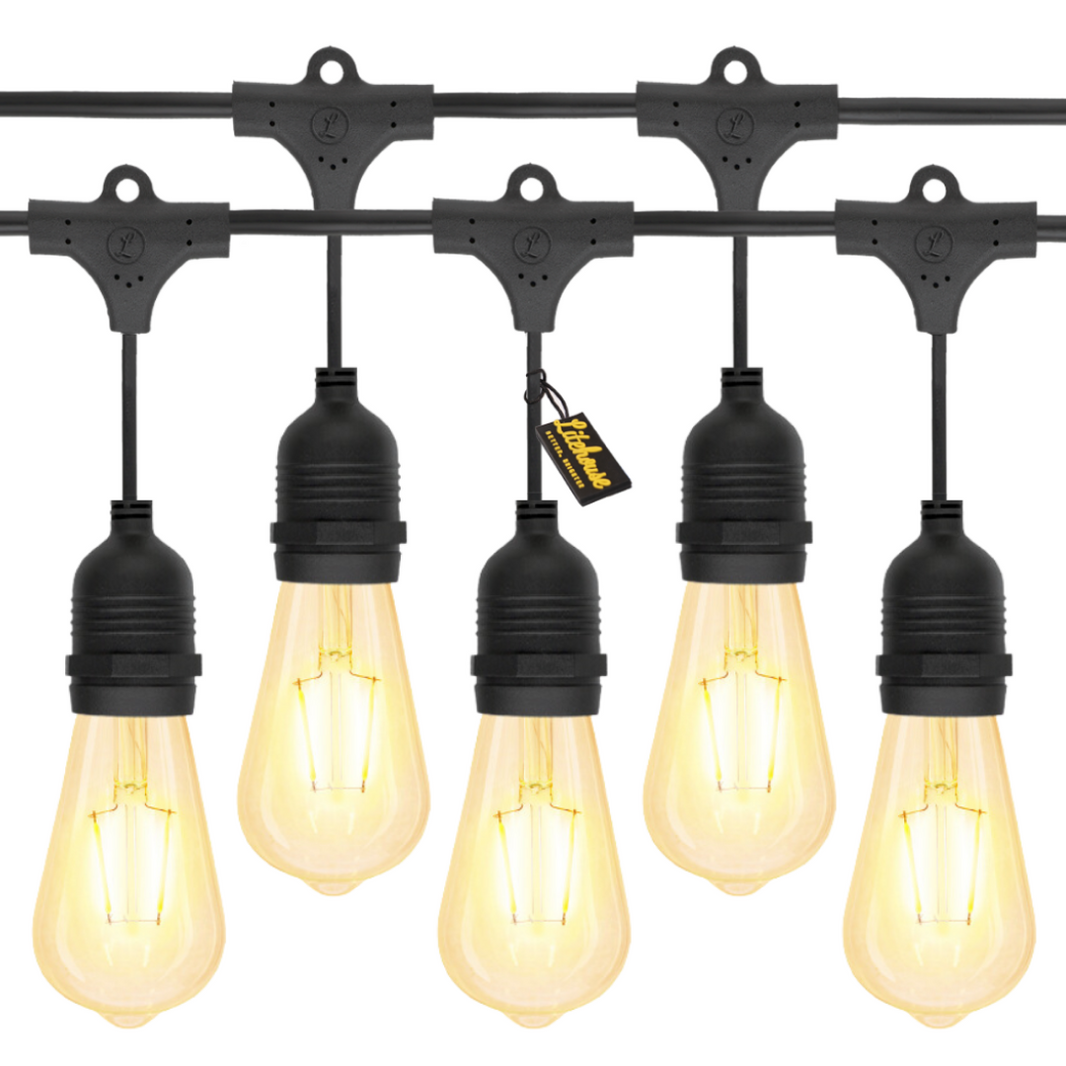 Litehouse LED Festoon Vintage Outdoor Bulb String Lights - Future Light - LED Lights South Africa