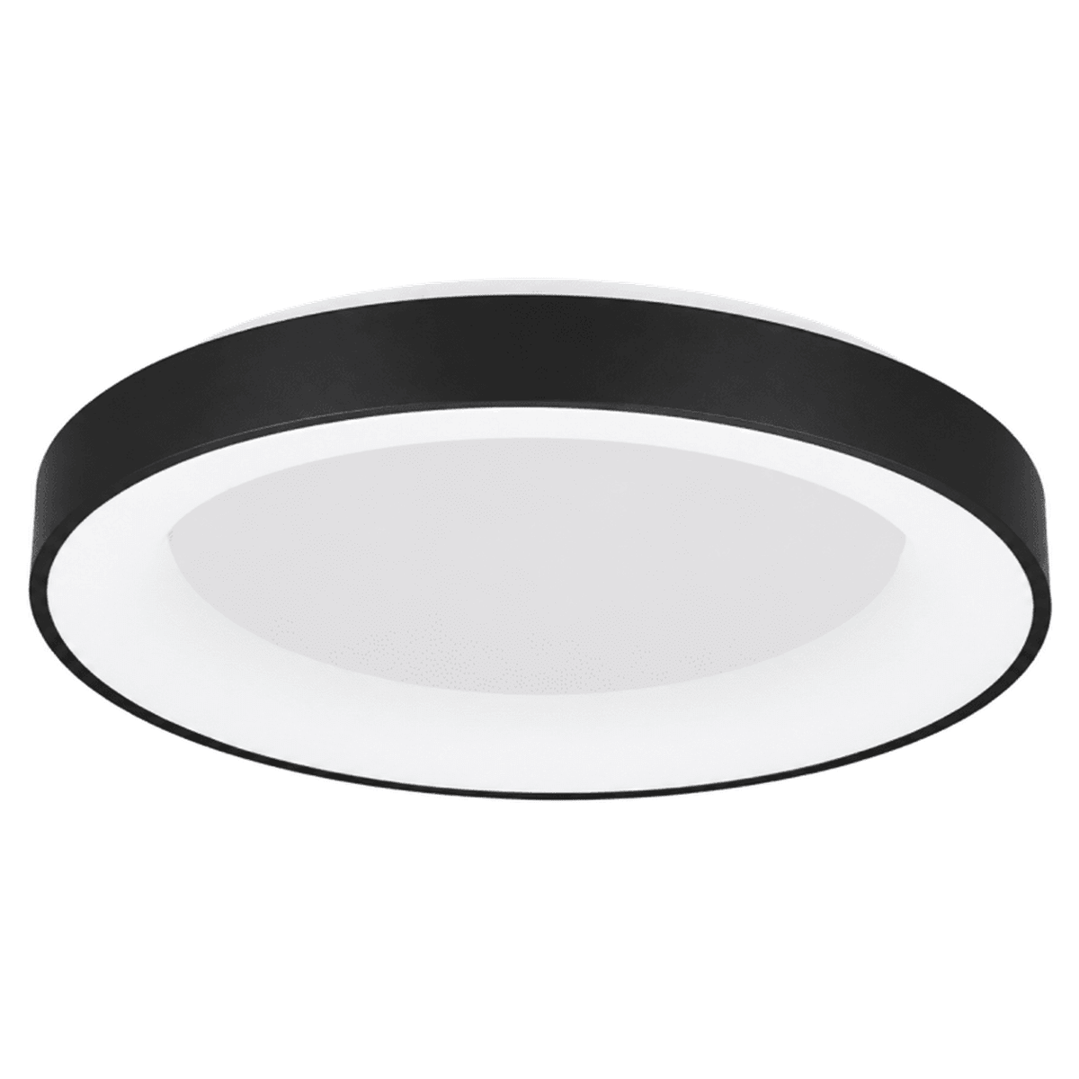 LumiFrame black LED ceiling light, white background