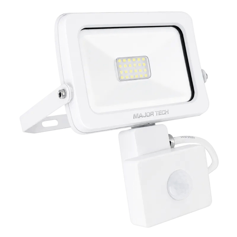 White 20W LED Motion Sensor Floodlight