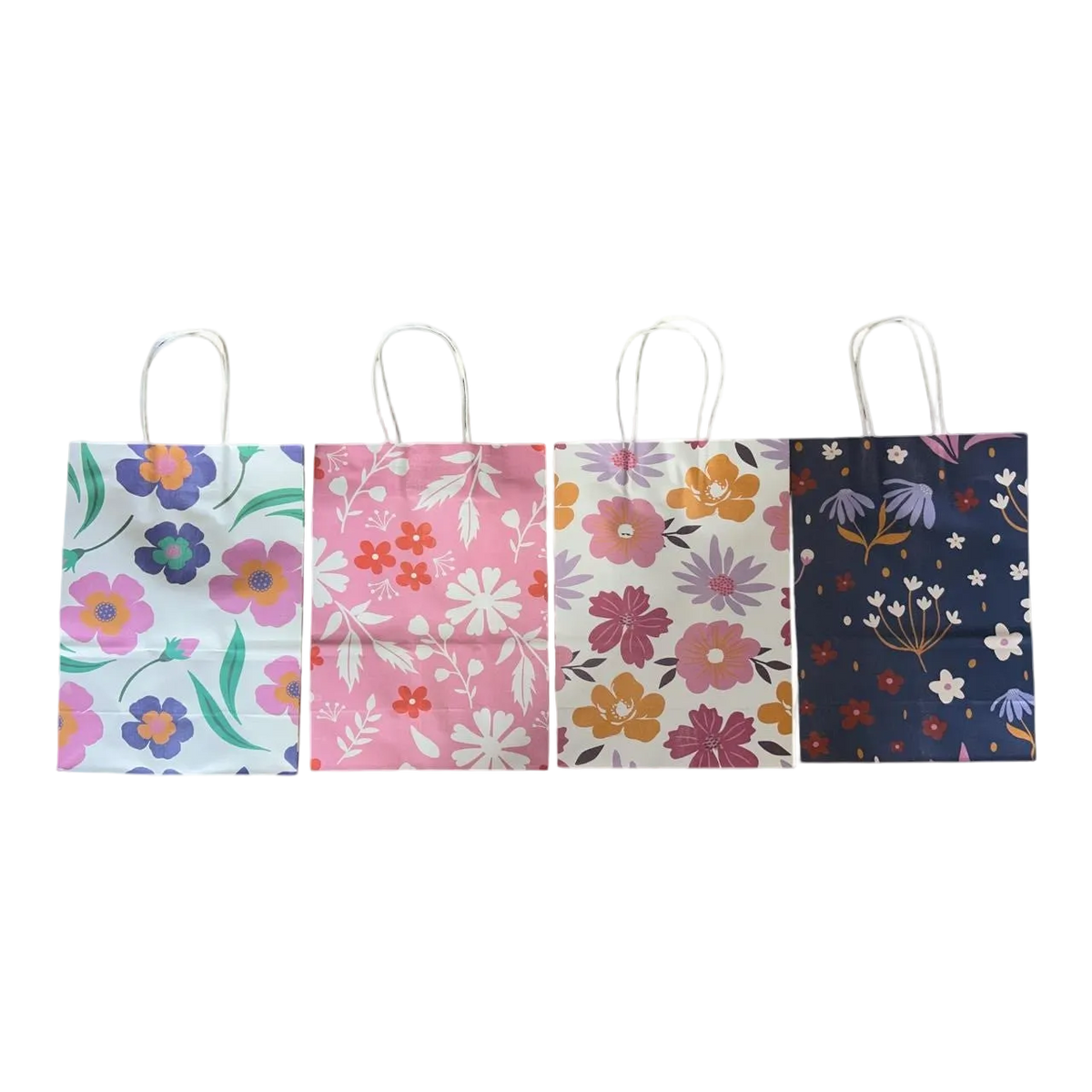 Medium Fun Flowers Gift Bag Set of 12