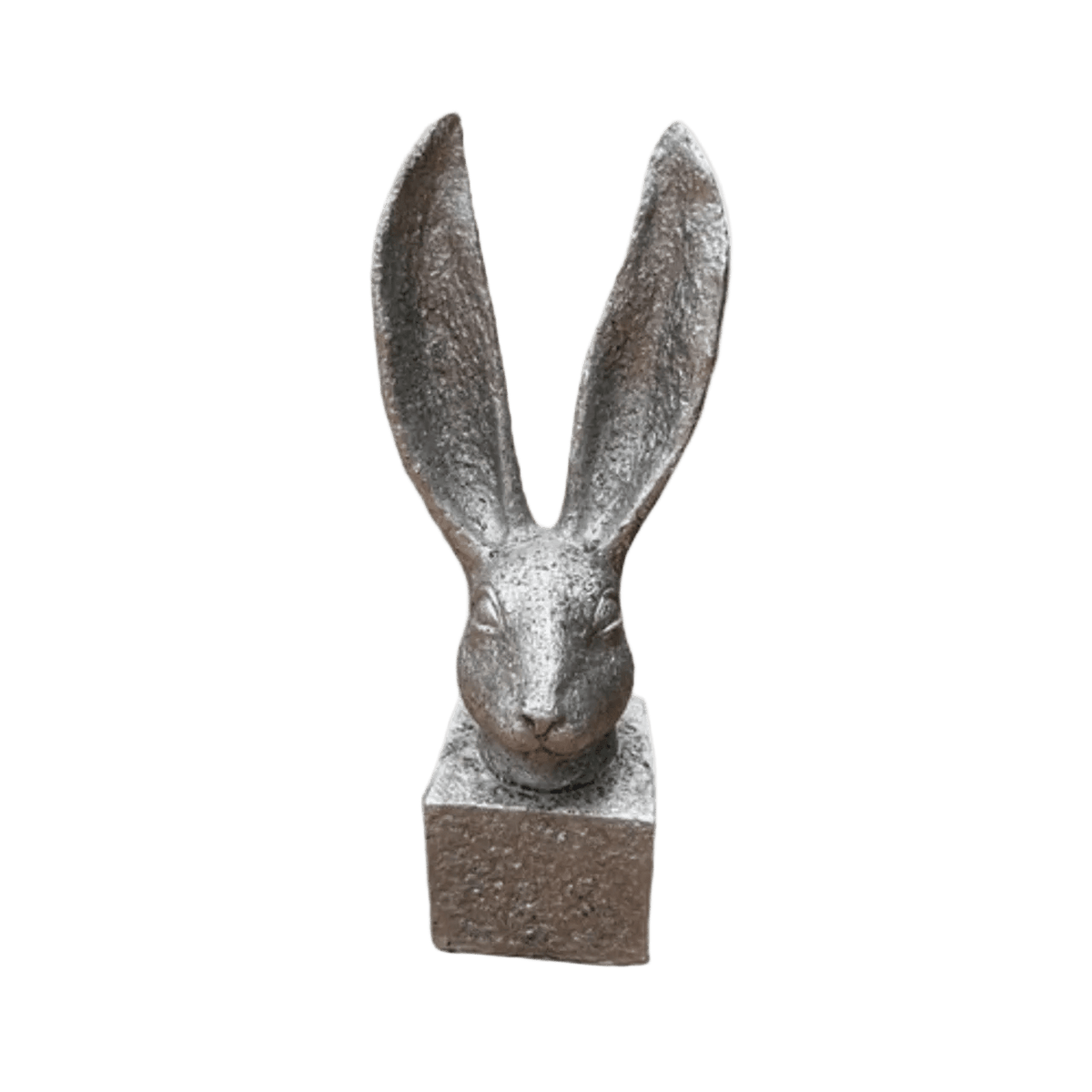 Medium Grey Long Ear Bunny Table Topper