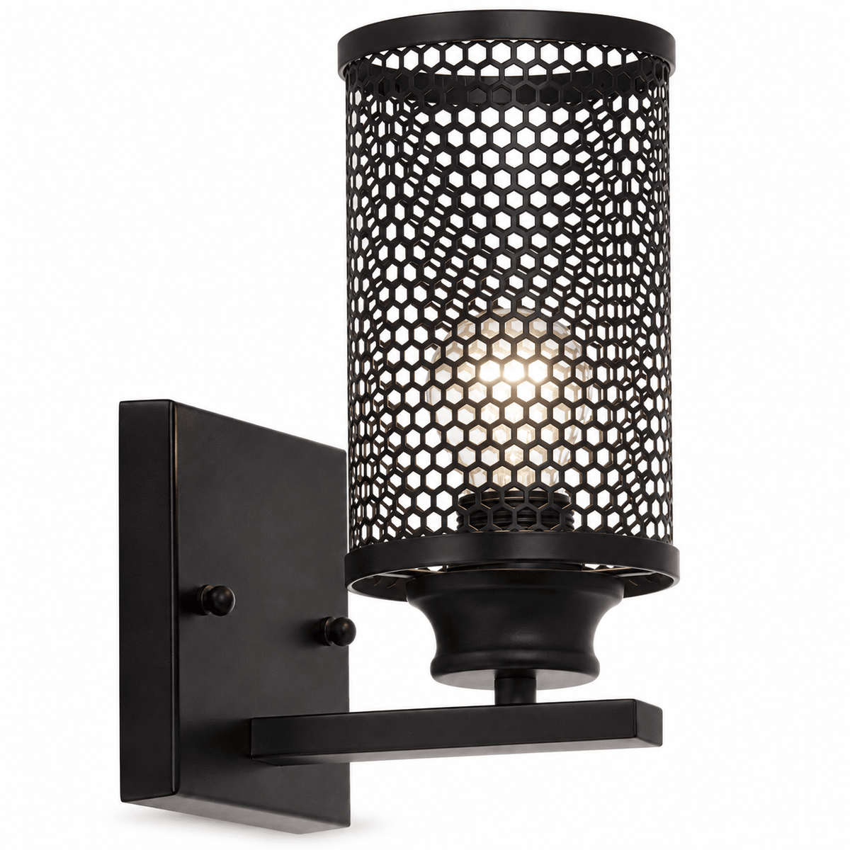 Mesh Design Up Facing Wall Light product image on a white background