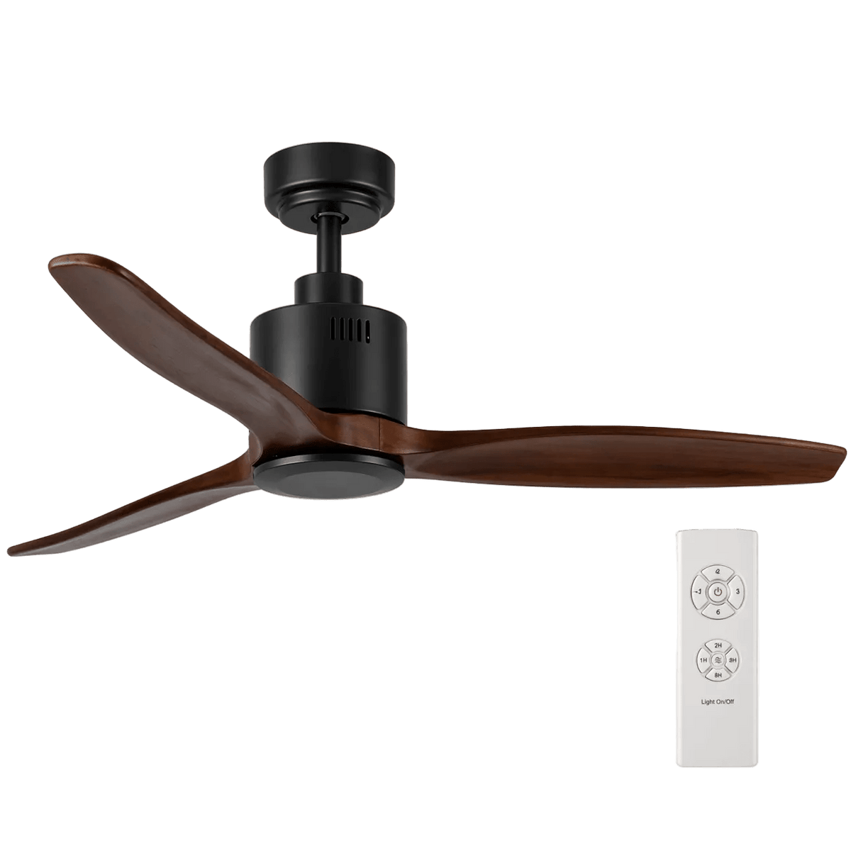 Metal, ABS & Wood Ceiling Fan