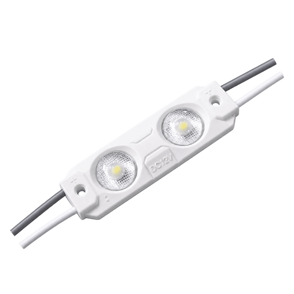 LED Module - 2 Chip - Pure White (10000K), transparent background