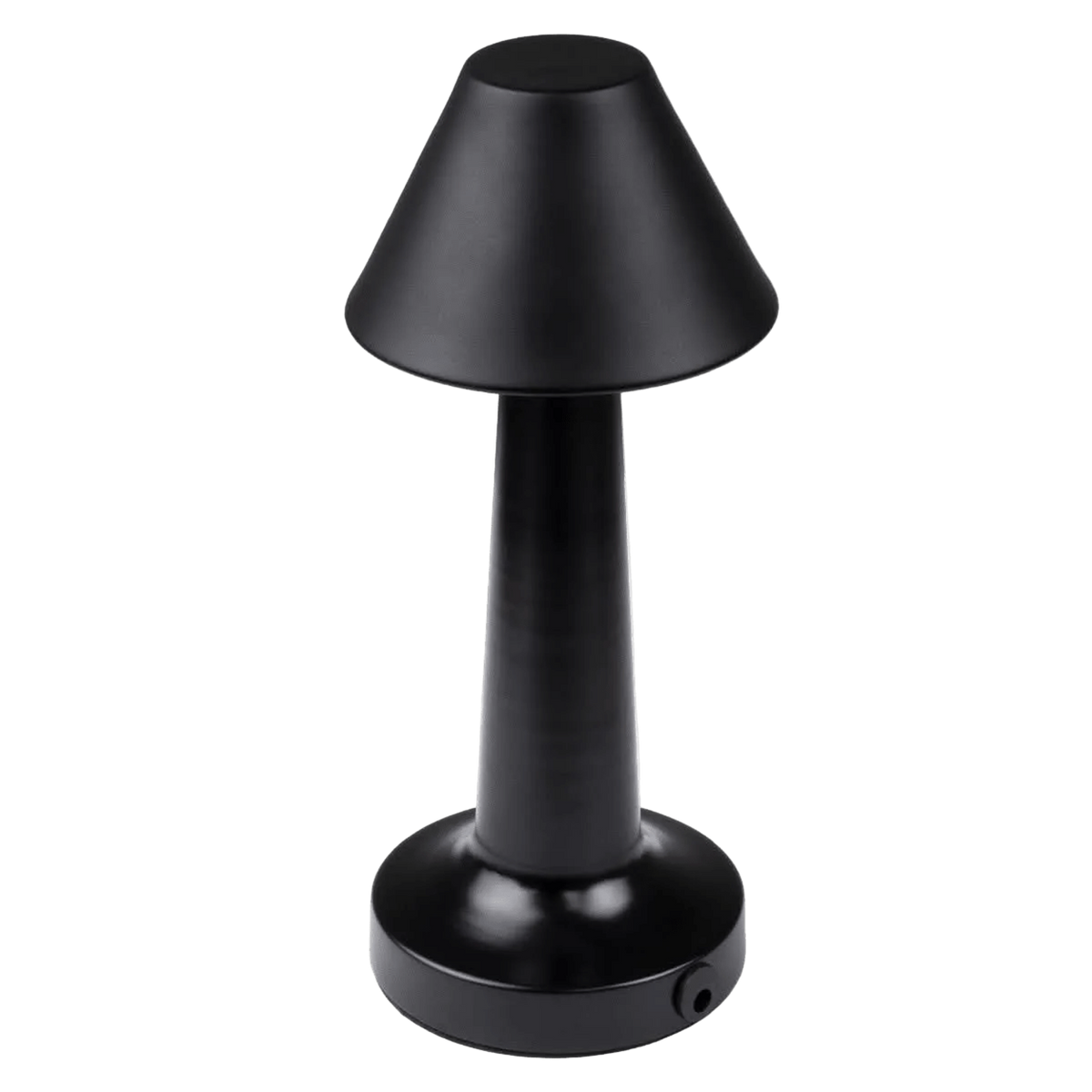 Molly Rechargeable Desk Lamp - Black, transparent background, 1254 x 1254