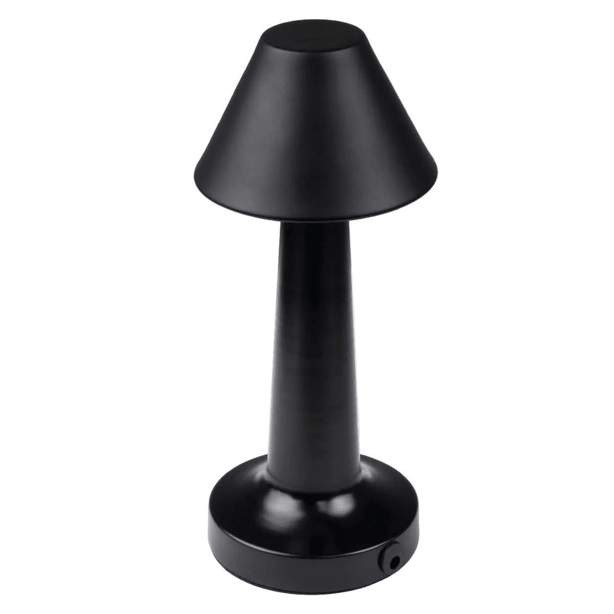Molly Rechargeable Desk Lamp - Black, white background, 1254 x 1254