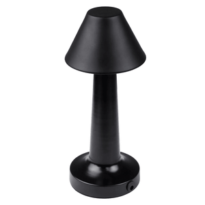 Molly Rechargeable Desk Lamp - Black, white background, 1254 x 1254