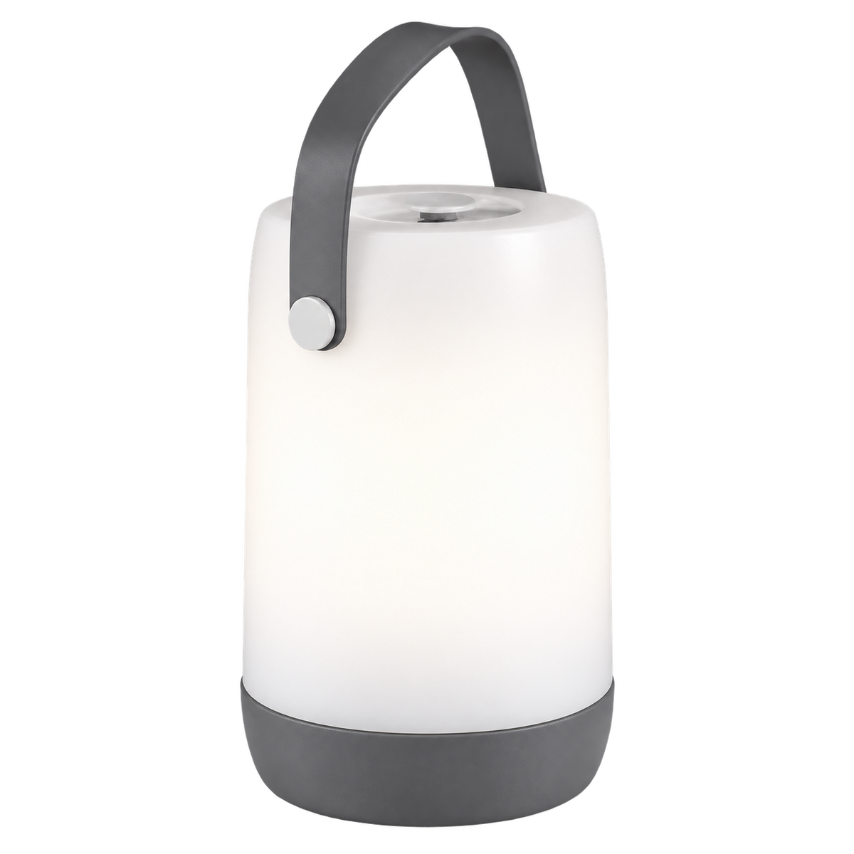 Rechargeable bedside night light on transparent background
