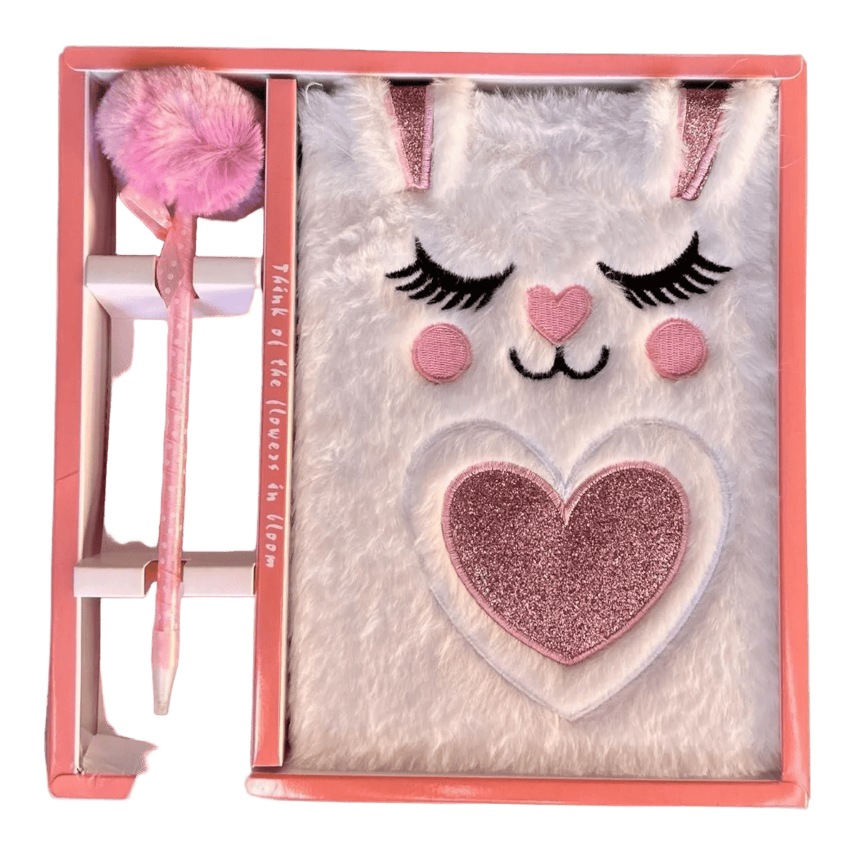 Notebook Gift Set - White Bunny