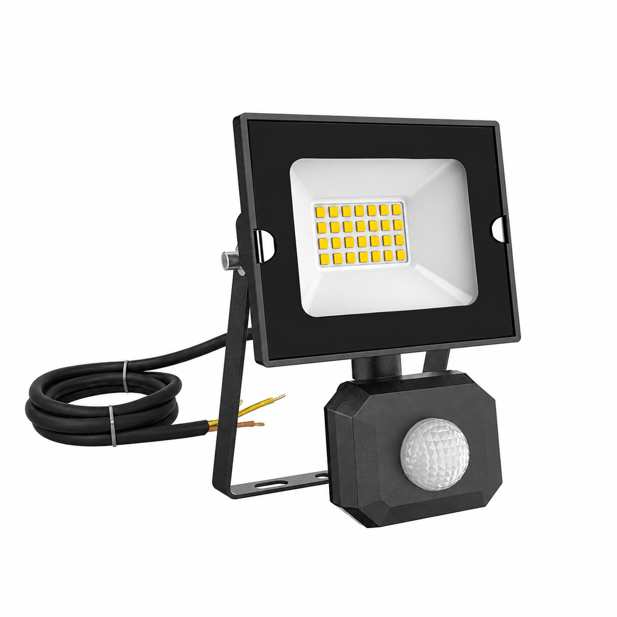 Oober 20W motion floodlight 3000K, white background, 1254 square