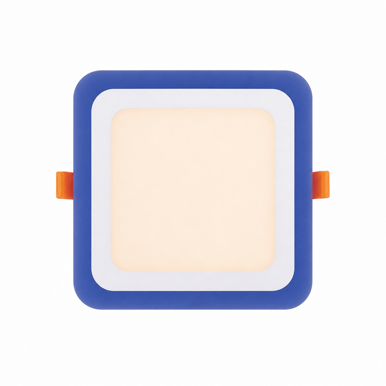White + Blue LED Recessed Downlight - 6+3W / Square product image